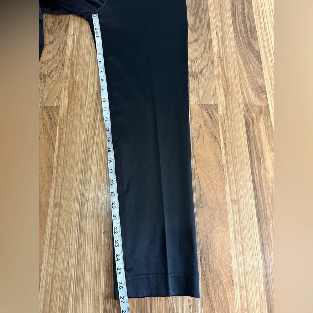 Tory Burch Geoff pants Professional Elegant Ankle Pants Silk Blend Black Sz 2